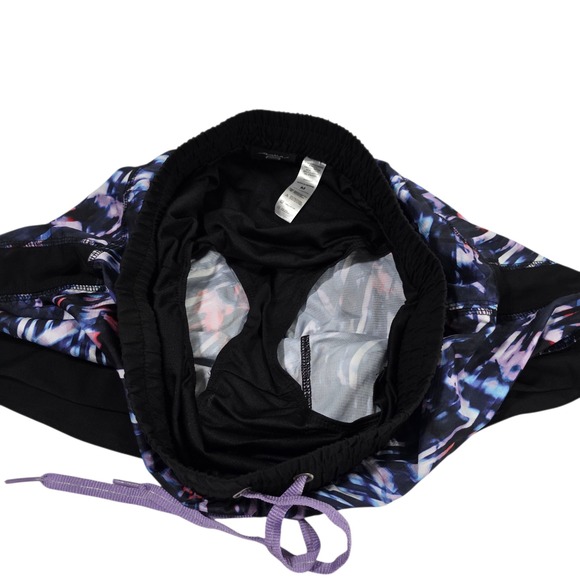 Activ8 Running Shorts Womens Multicolor M Elastic Waist Abstract Drawstring - Picture 3 of 9